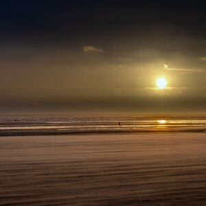 Evening Glow by the Shore (Camber Sands)