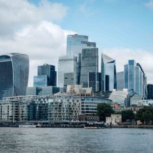 Skyline of Steel and Glass