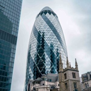The Gherkin in Glass