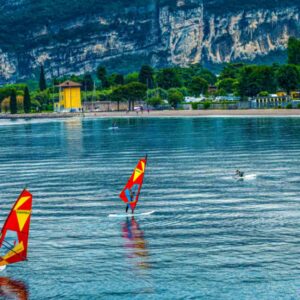 Windsurfing on Lake Garda – Color in Motion